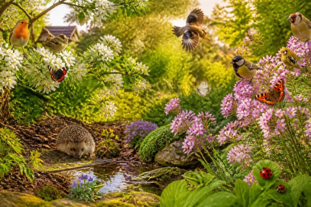 Accueillir la biodiversité au jardin : oiseaux, insectes et petits animaux