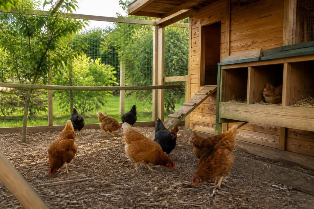 découvrez comment aménager un poulailler sain en optimisant la surface, en installant un parcours adapté et en choisissant des nichoirs confortables pour vos poules.