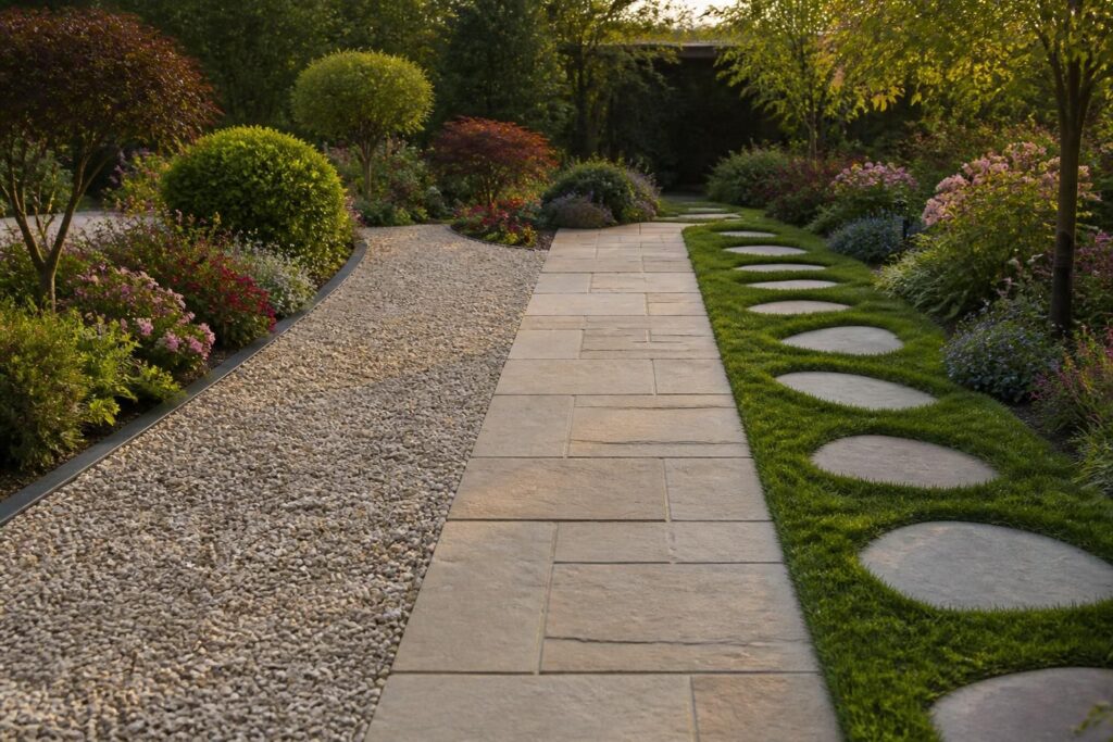 découvrez comment créer une allée de jardin avec différents matériaux : graviers, dalles ou pas japonais. conseils pratiques pour un aménagement esthétique et fonctionnel.