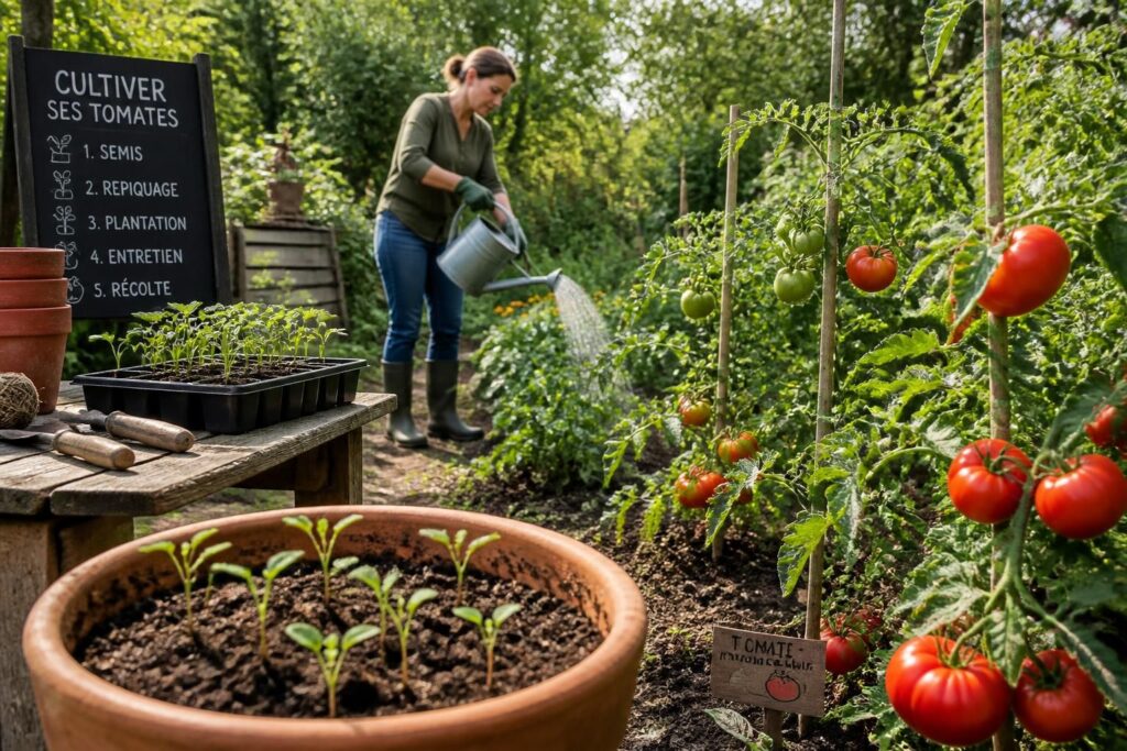 découvrez notre guide complet pour cultiver des tomates, du semis à la récolte, avec des conseils pratiques et faciles à suivre pour réussir votre potager.