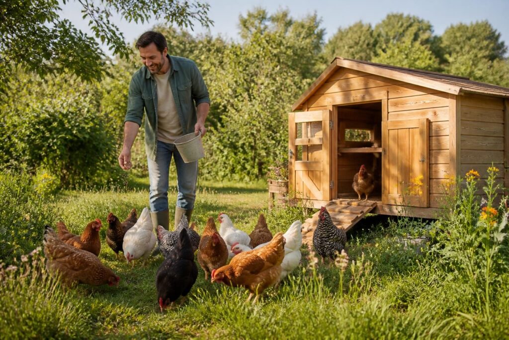 Élever des poules dans son jardin : le guide complet du poulailler