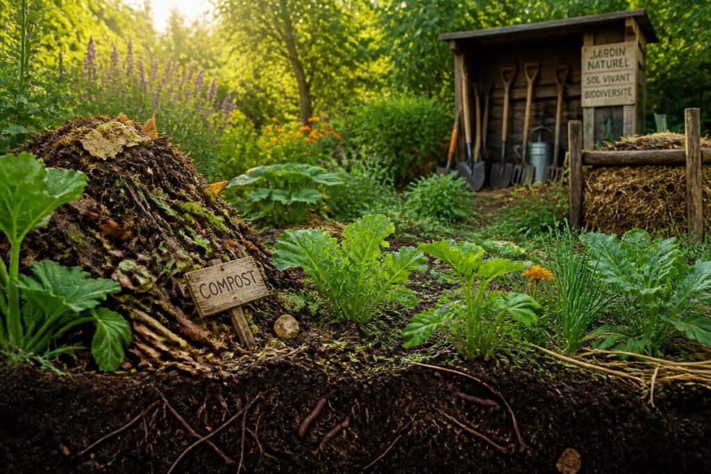 Le guide du jardinier responsable : sol vivant, compost et permaculture