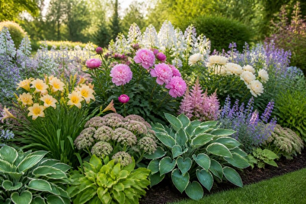découvrez les plantes vivaces faciles à entretenir pour créer un massif florissant et durable, idéal pour embellir votre jardin en toute simplicité.