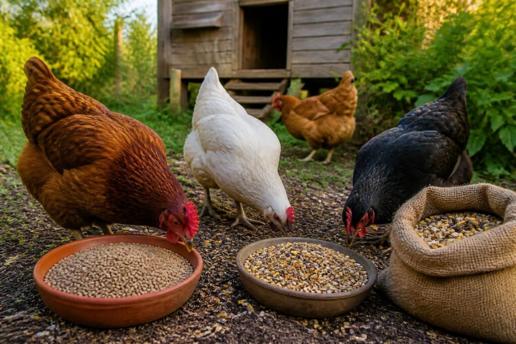 découvrez comment choisir la nourriture idéale pour vos poules : granulés, mélanges ou options bio pour une alimentation saine et équilibrée.