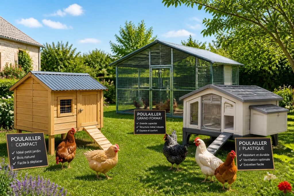 découvrez comment choisir le poulailler idéal en tenant compte de la taille, des matériaux et des critères essentiels pour le bien-être de vos poules.