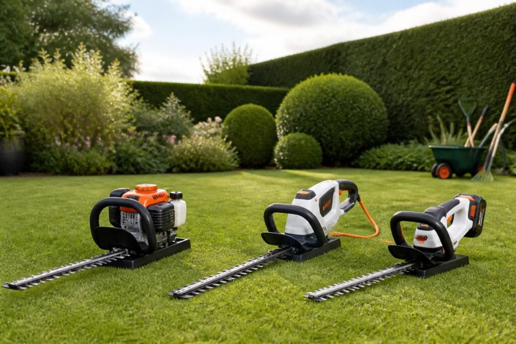 découvrez comment choisir le taille-haie idéal parmi les modèles thermiques, électriques et à batterie pour entretenir facilement votre jardin.