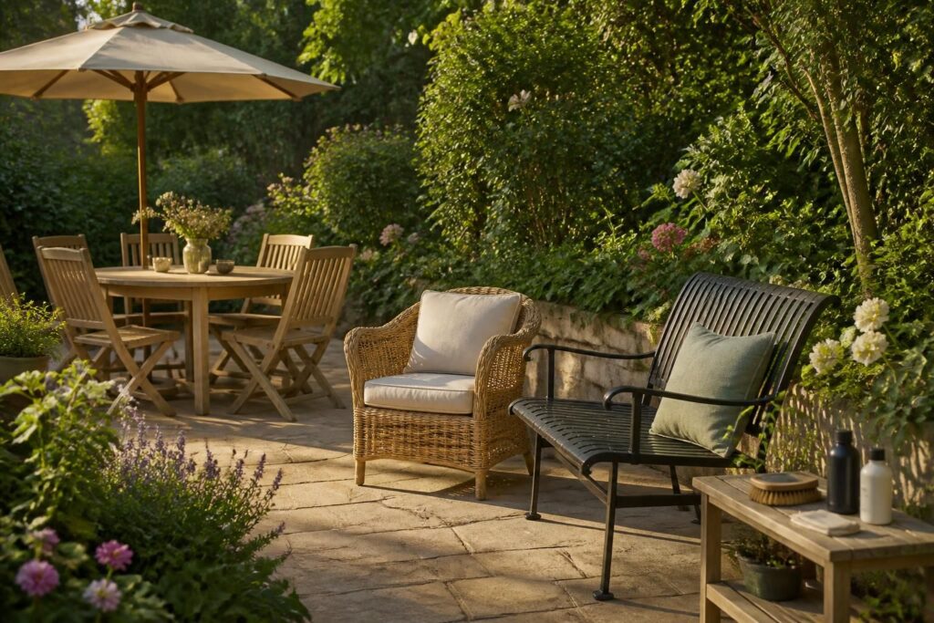 découvrez notre guide complet sur le mobilier de jardin : choisissez les matériaux adaptés, apprenez à les entretenir efficacement et trouvez les conseils essentiels pour un achat réussi.