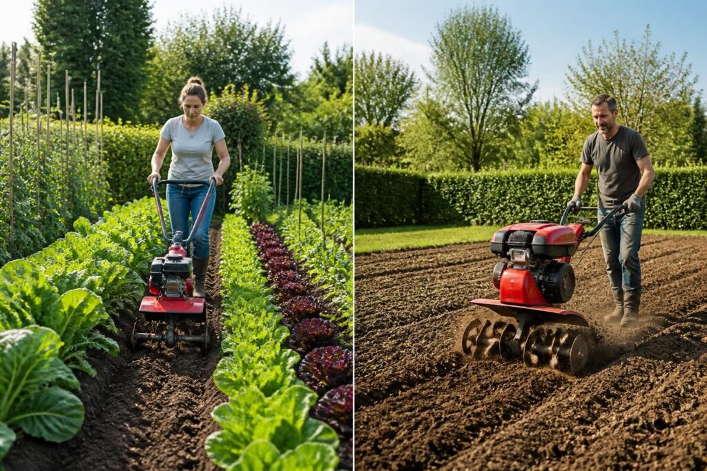 Motoculteur ou motobineuse : lequel pour quel jardin