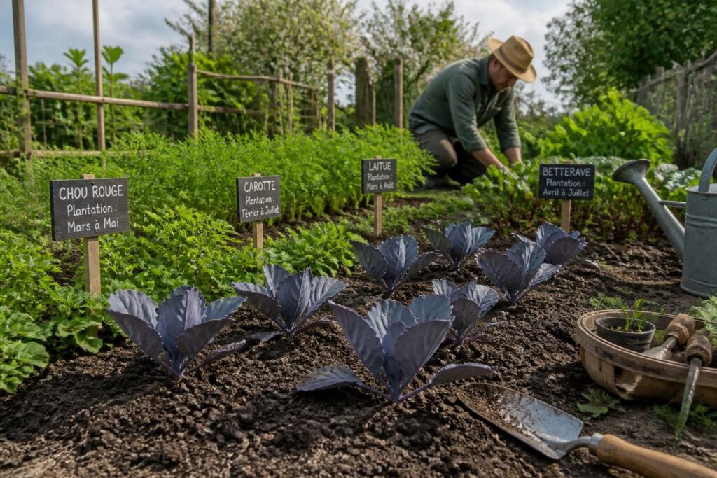 Quand planter du chou rouge pour un potager réussi au bon moment