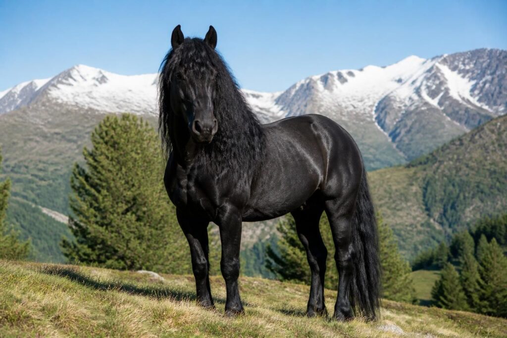Cheval merens : caractéristiques, prix et où en trouver un