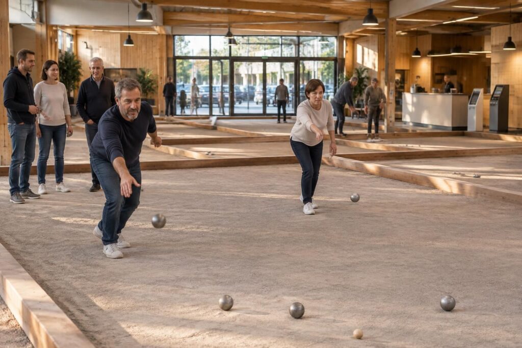 découvrez comment trouver un boulodrome couvert près de chez vous, comparer les tarifs d’accès et profiter d’un terrain de pétanque à l’abri des intempéries.