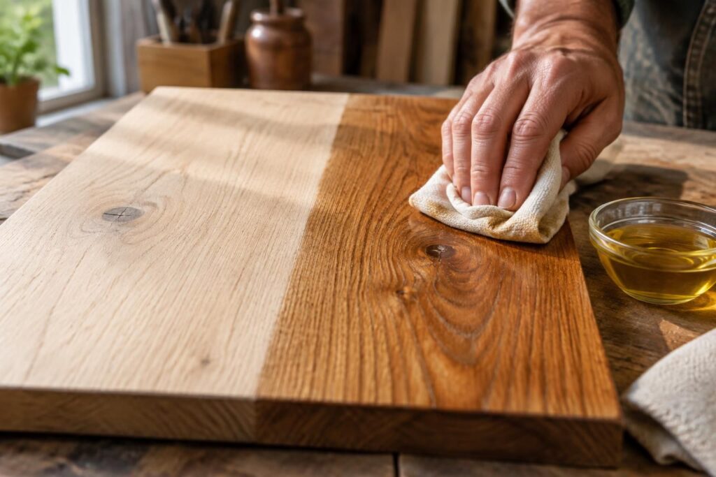 découvrez les résultats de l’huile de lin sur le bois avant et après application, ainsi que nos conseils pour préparer, appliquer et protéger vos surfaces.